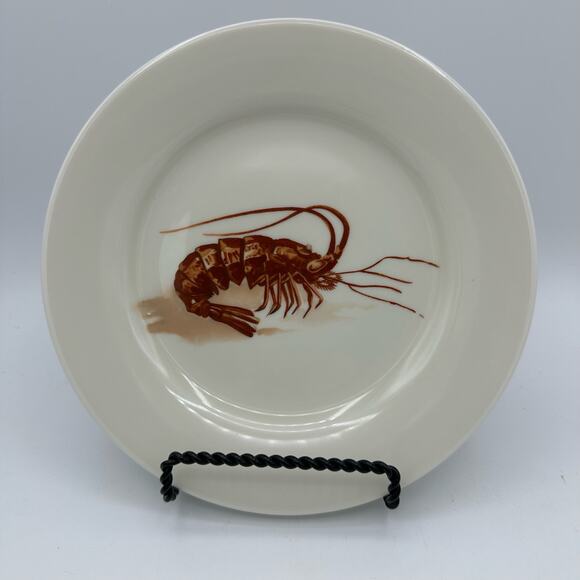 Made in Western Germany Johann Seltmann Vintage 1960s Bavarian Crawfish Plate - Picture 1 of 7